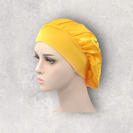 Silk Bonnet with Elastic Band