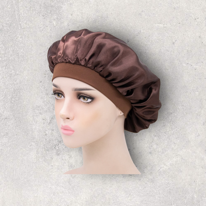 Silk Bonnet with Elastic Band