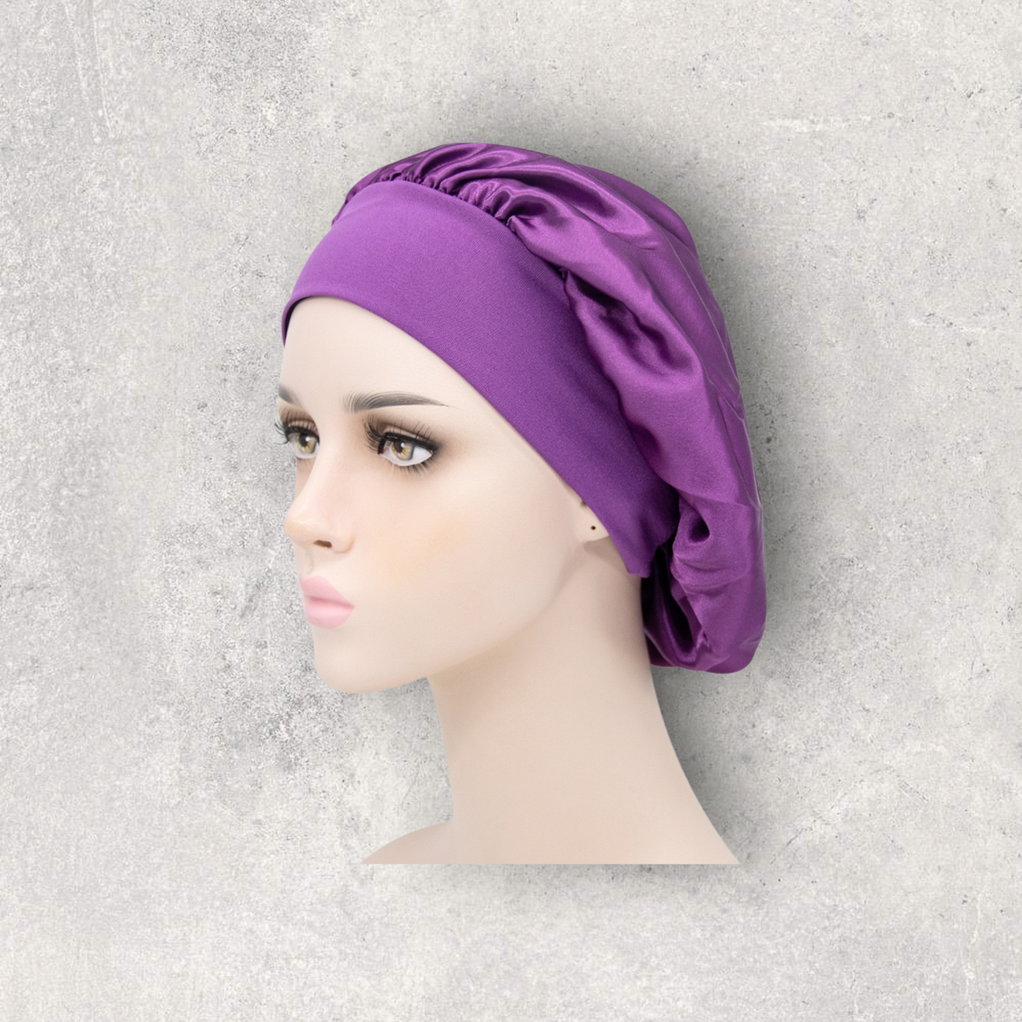 Silk Bonnet with Elastic Band