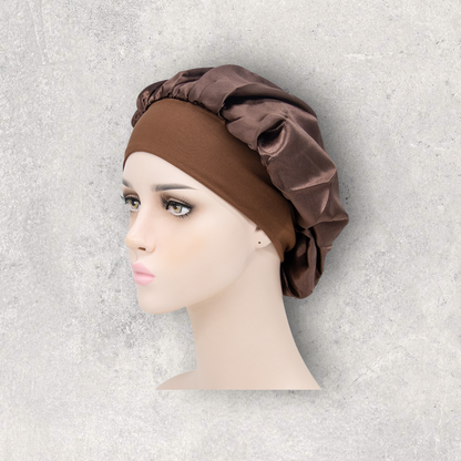 Silk Bonnet with Elastic Band