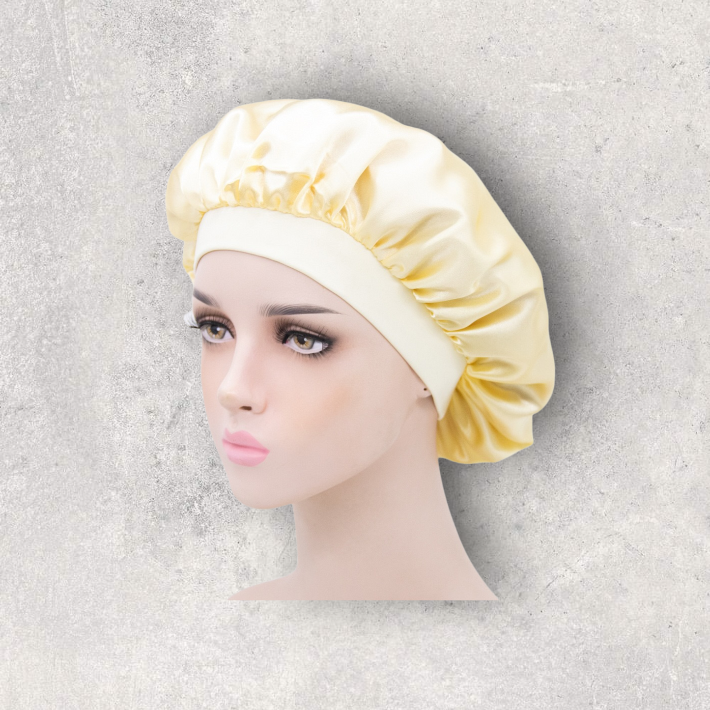 Silk Bonnet with Elastic Band