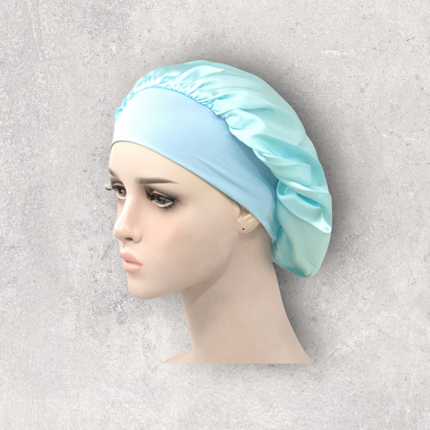 Silk Bonnet with Elastic Band