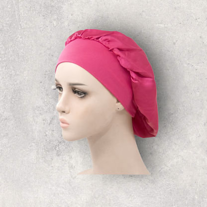 Silk Bonnet with Elastic Band