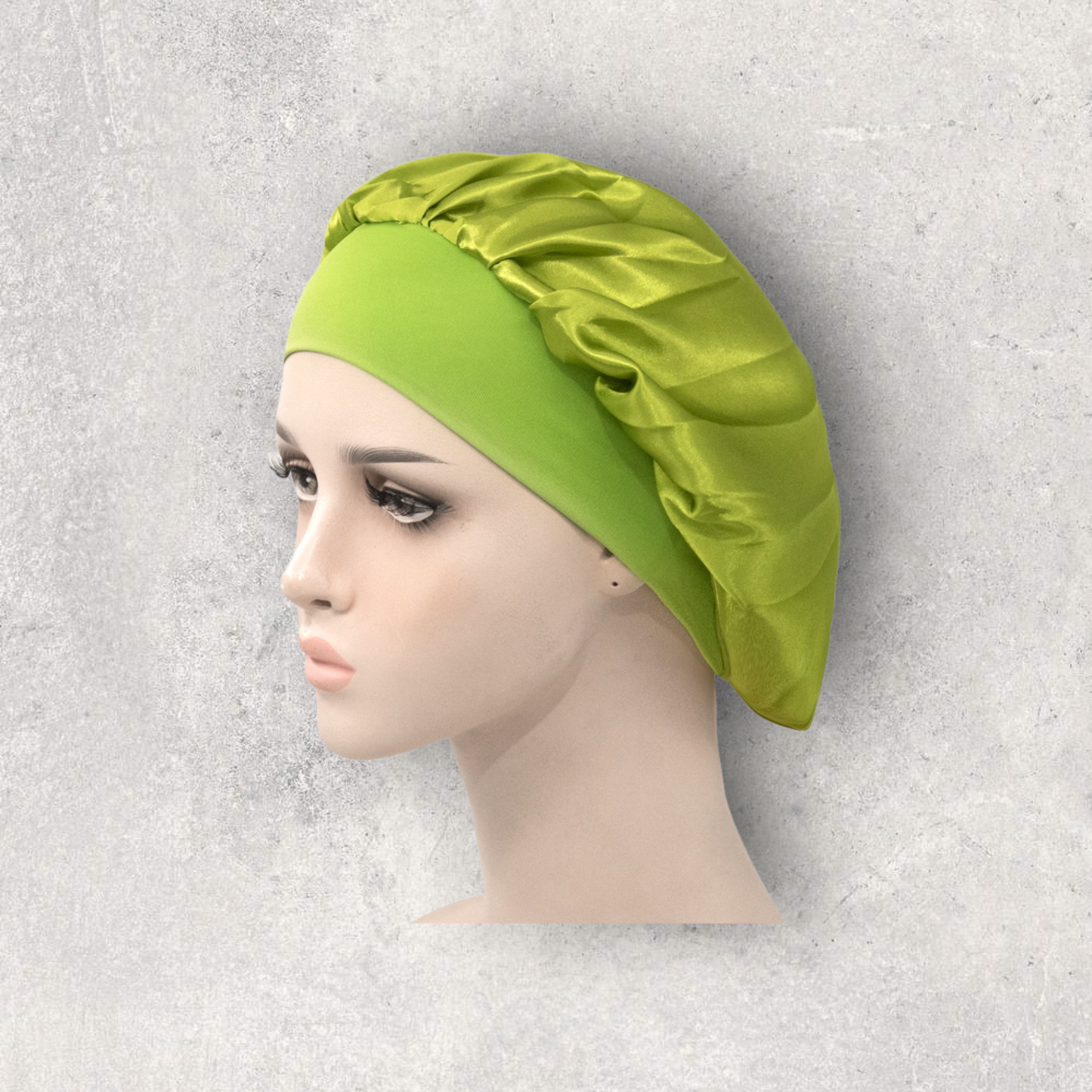 Silk Bonnet with Elastic Band