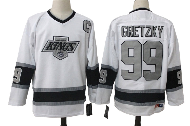 Los Angeles Kings Classic Vintage Throwback Retro Hockey Jersey