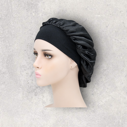 Silk Bonnet with Elastic Band