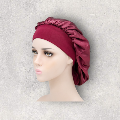 Silk Bonnet with Elastic Band