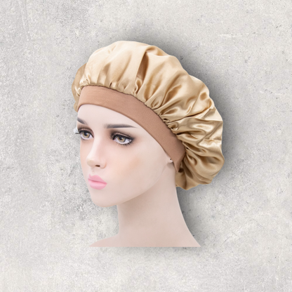 Silk Bonnet with Elastic Band