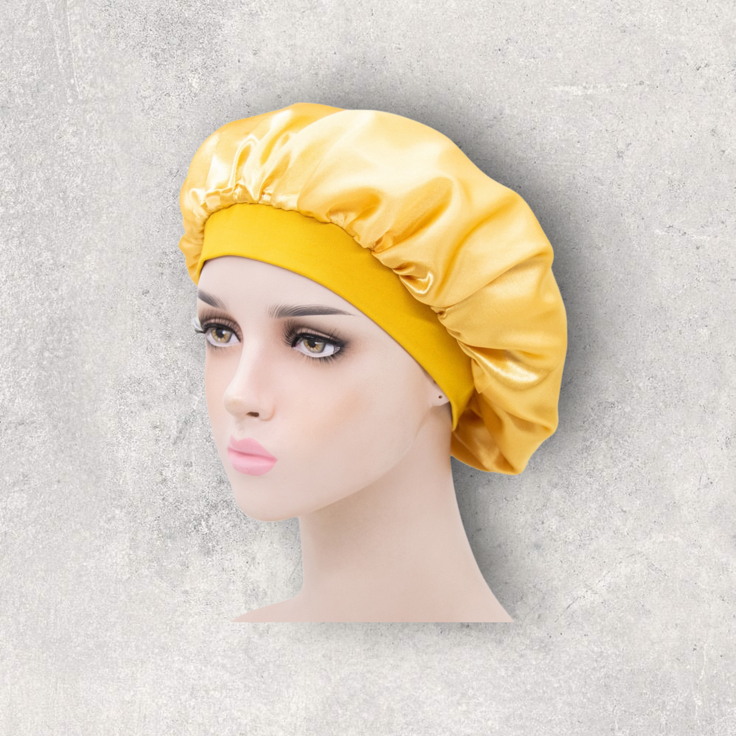 Silk Bonnet with Elastic Band