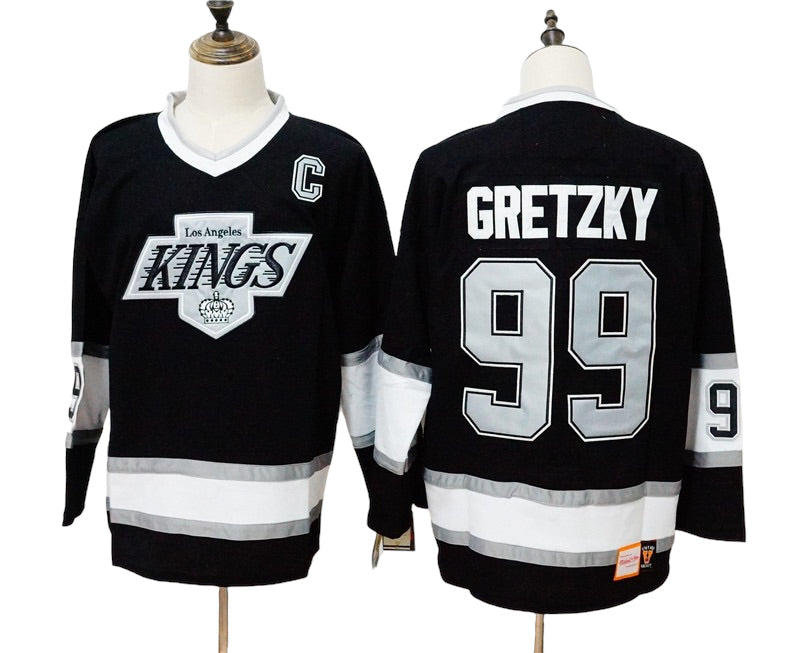 Los Angeles Kings Classic Vintage Throwback Retro Hockey Jersey