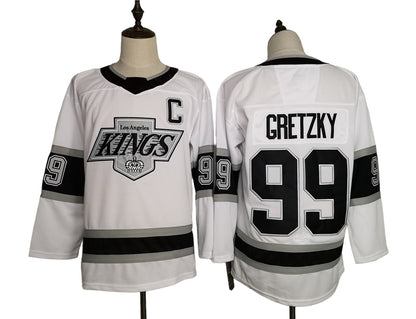 Los Angeles Kings Classic Vintage Throwback Retro Hockey Jersey