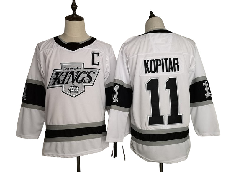 Los Angeles Kings Classic Vintage Throwback Retro Hockey Jersey