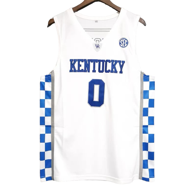 De’Aaron Fox #0 Kentucky Classic Throwback Vintage Jersey