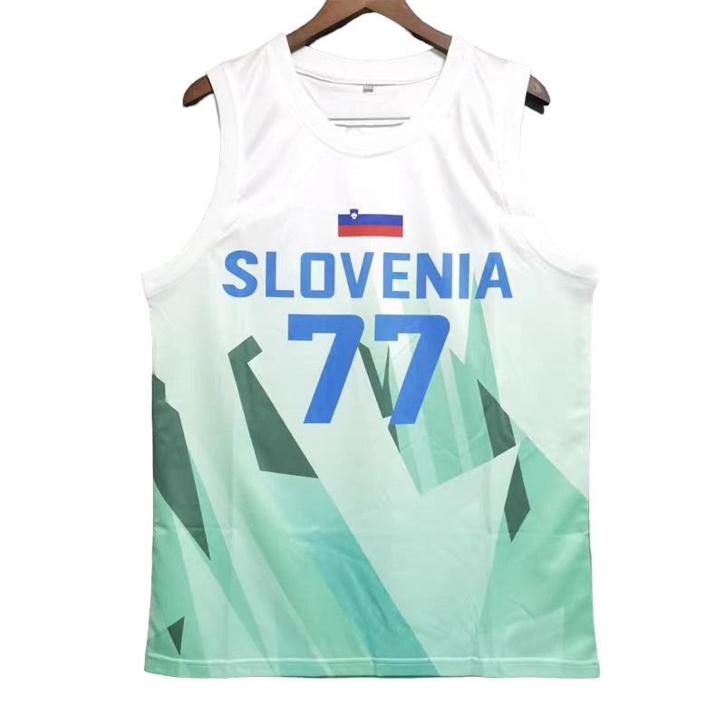 Luka Doncic #77 Slovenia Classic Throwback Vintage Jersey