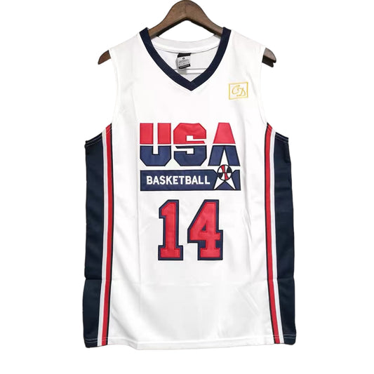 Charles Barkley #14 USA Olympic Classic Throwback Vintage Jersey