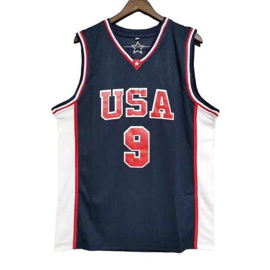 Vince Carter #9 USA Olympic Classic Throwback Vintage Jersey