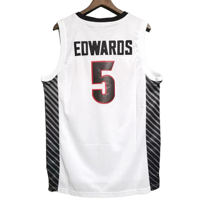 Anthony Edwards #5 Georgia Bulldogs Classic Throwback Vintage Jersey