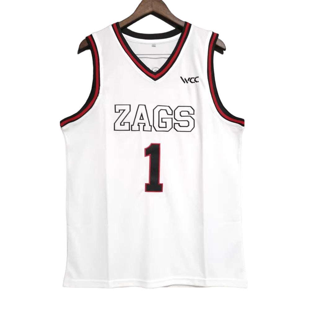 Jalen Suggs #1 Gonzaga Classic Throwback Vintage Jersey