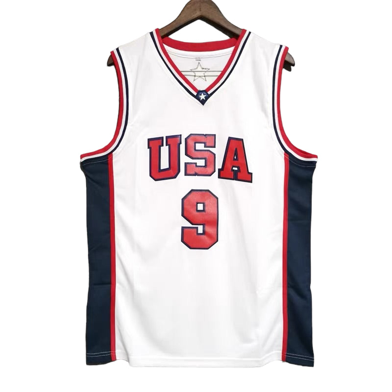 Vince Carter #9 USA Olympic Classic Throwback Vintage Jersey