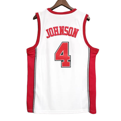 Johnson #4 Las Vegas Classic Throwback Vintage Jersey