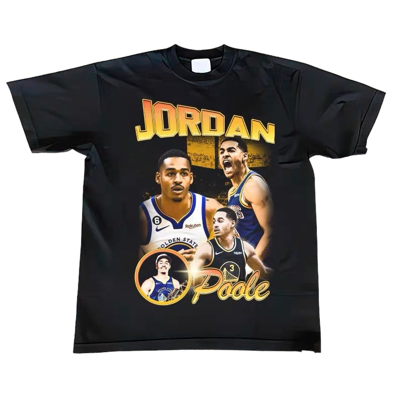 Jordan Poole Vintage Classic Throwback Basketball Shirt