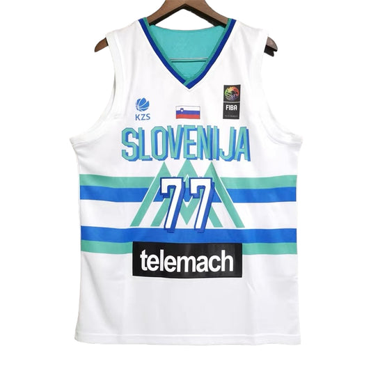 Luka Doncic #77 Slovenia Classic Throwback Vintage Jersey