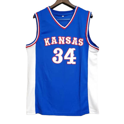 Paul Pierce #34 Kansas Classic Throwback Vintage Jersey