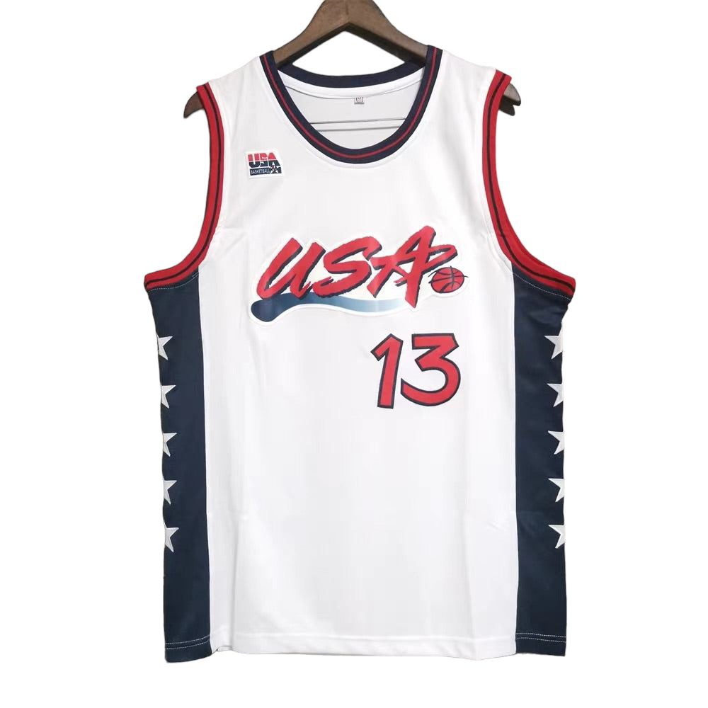 Shaquille O’Neal #15 USA Olympic Classic Throwback Vintage Jersey