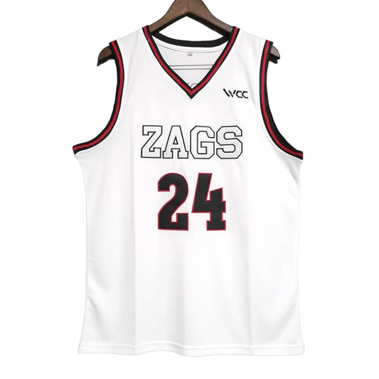 Kispert #24 Gonzaga Classic Throwback Vintage Jersey