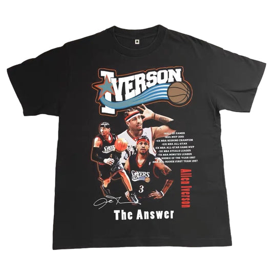 Allen Iverson Vintage Classic Throwback Basketball Shirt