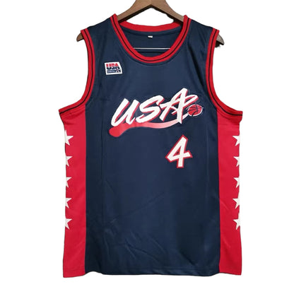 Charles Barkley #4 USA Olympic Classic Throwback Vintage Jersey