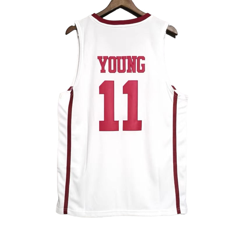 Trae Young #11 Oklahoma Classic Throwback Vintage Jersey