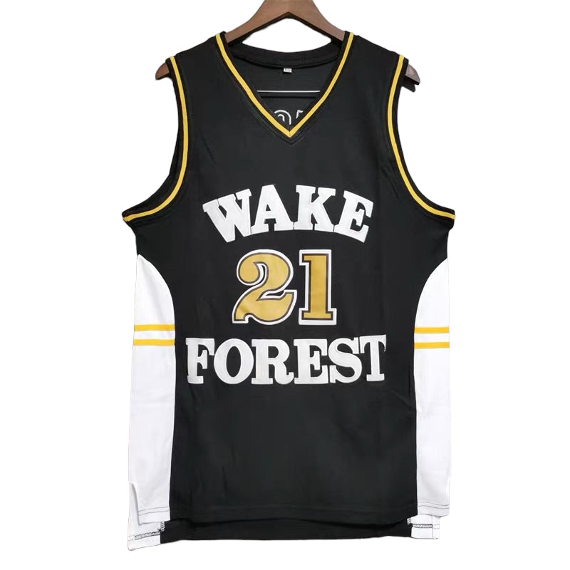 Tim Duncan #21 Wake Forest Classic Throwback Vintage Jersey