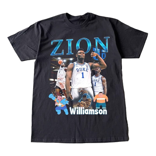 Zion Williamson Vintage Classic Throwback Basketball Shirt