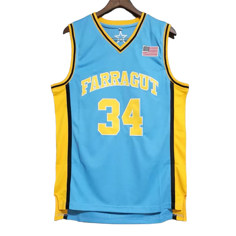 Kevin Garnett #34 Farragut Classic Throwback Vintage Jersey