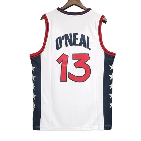 Shaquille O’Neal #15 USA Olympic Classic Throwback Vintage Jersey