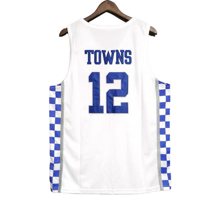 Karl Anthony Towns #12 Kentucky Classic Throwback Vintage Jersey