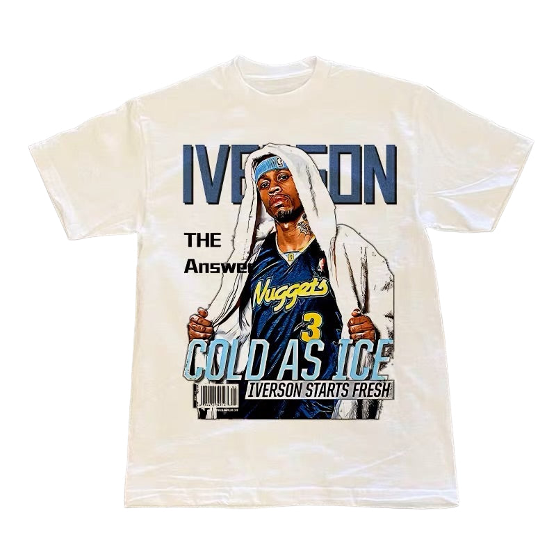 Allen Iverson Vintage Classic Throwback Basketball Shirt