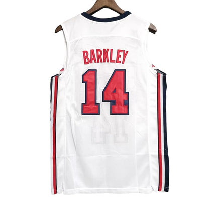 Charles Barkley #14 USA Olympic Classic Throwback Vintage Jersey