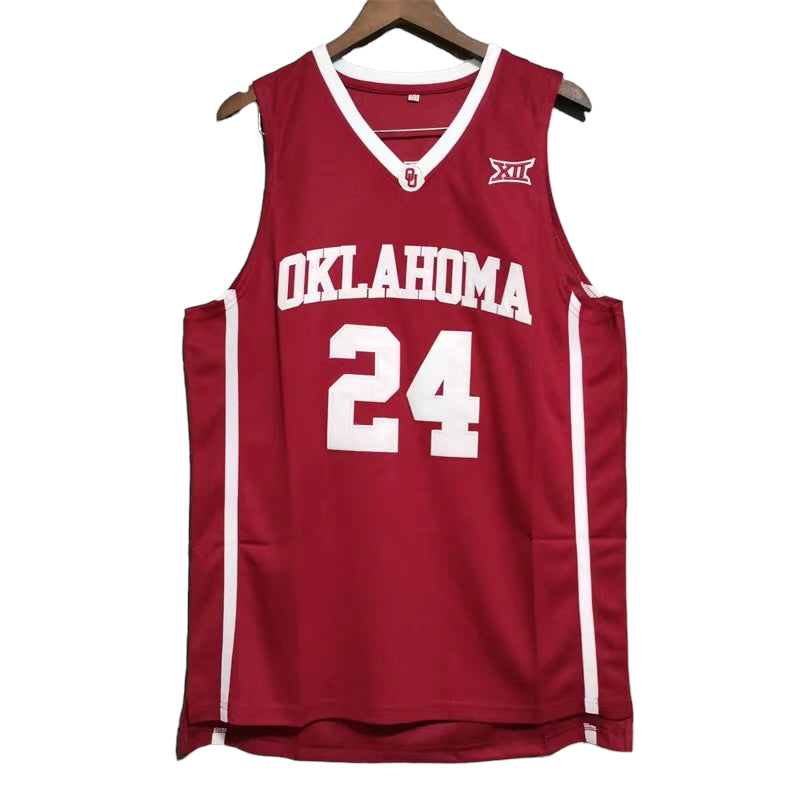 Hield #24 Oklahoma Classic Throwback Vintage Jersey