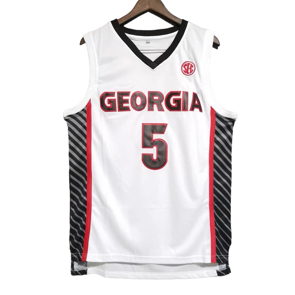 Anthony Edwards #5 Georgia Bulldogs Classic Throwback Vintage Jersey