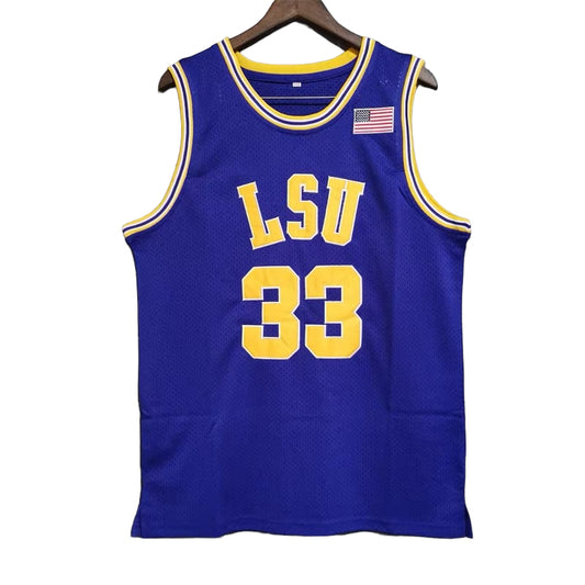 Shaquille O’Neal #33 LSU Classic Throwback Vintage Jersey