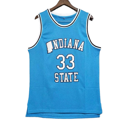 Larry Bird #33 Indiana State Classic Throwback Vintage Jersey