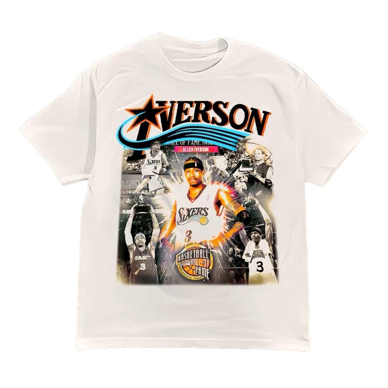 Allen Iverson Vintage Classic Throwback Basketball Shirt