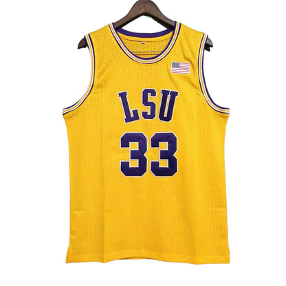 Shaquille O’Neal #33 LSU Classic Throwback Vintage Jersey