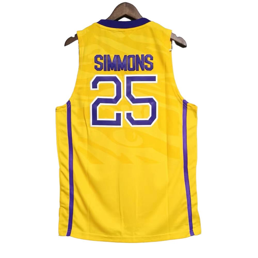 Ben Simmons #25 LSU Classic Throwback Vintage Jersey