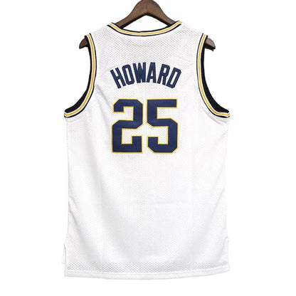 Howard #25 Michigan Wolves Classic Throwback Vintage Jersey