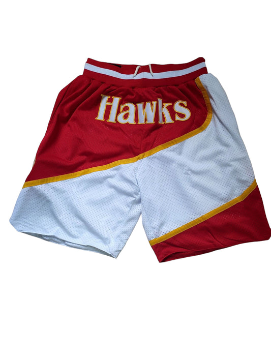 Atlanta Hawks Classic Throwback Vintage Shorts