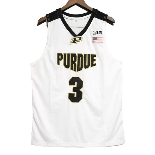 C Edwards #3 Purdue Classic Throwback Vintage Jersey