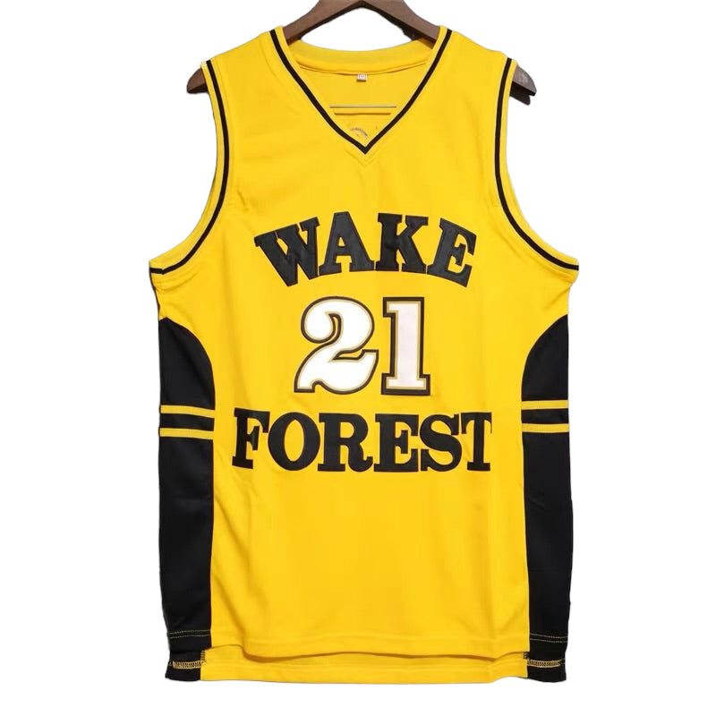 Tim Duncan #21 Wake Forest Classic Throwback Vintage Jersey